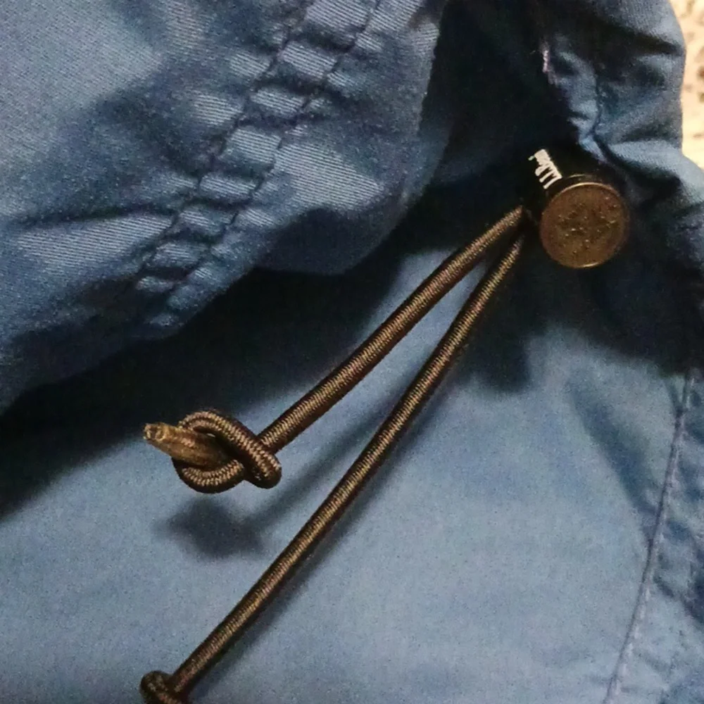 Vintage LL Bean 2-piece half zip windbreaker rain suit jogging pants - L - blue - Picture 8 of 16